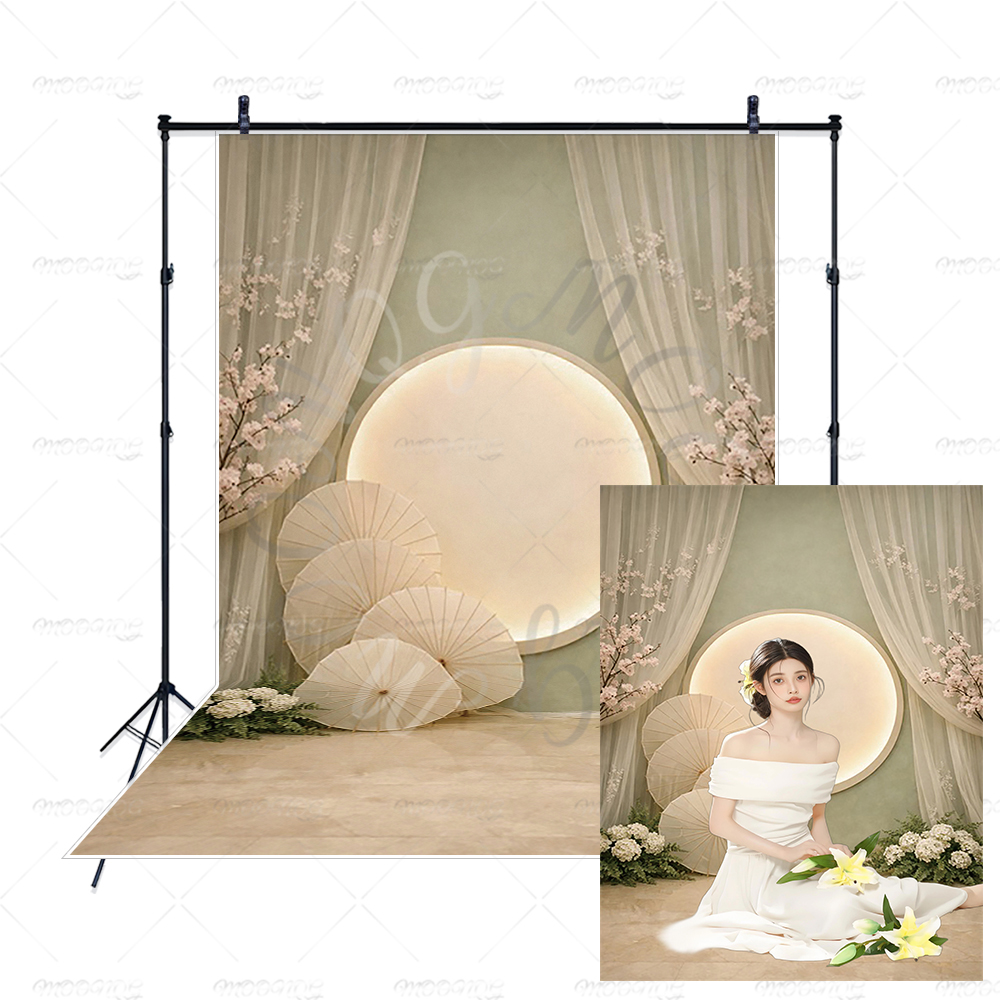 Photography Lighting With Umbrella - New ChineseStyle Photography Backdrop Umbrella Soft
