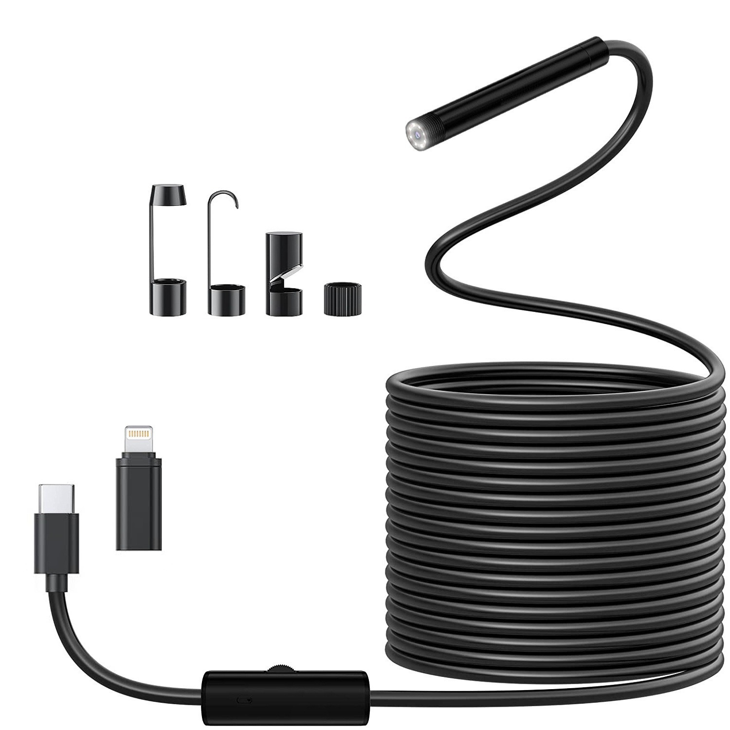 Photography Lighting Products - 8mm Lens Industrial Endoscope, 1920p Borescope
