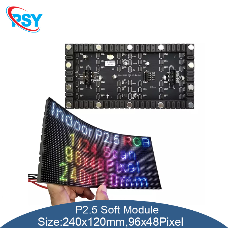Video Light Panel Led - LED Indoor Full Color Flexible Module