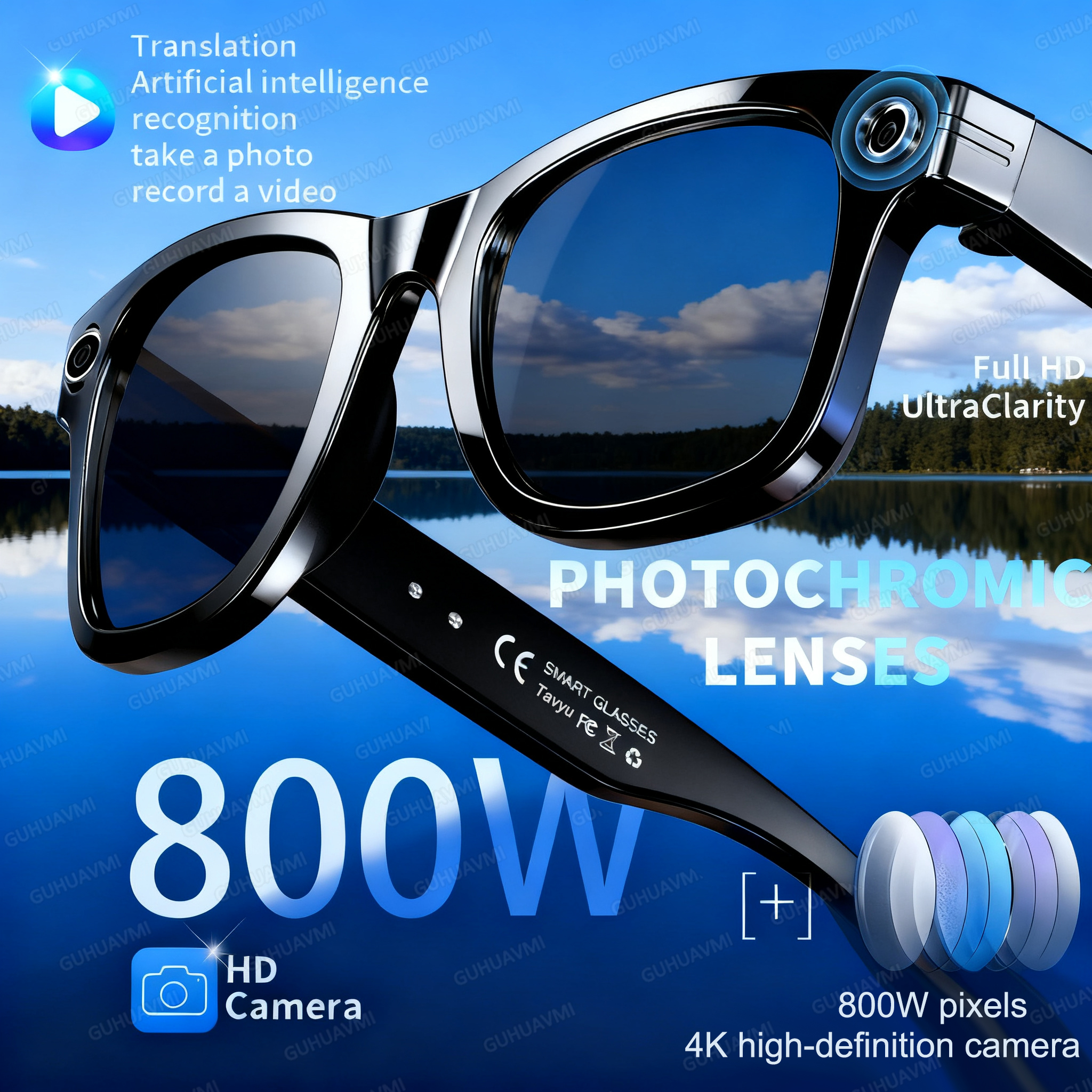 Photography Lighting Spotlight - New 8 Million Pixels Camera Smart