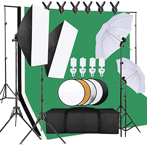 Photography Lighting With Umbrella - Cost-effective Photo Studio Equipment Set Include