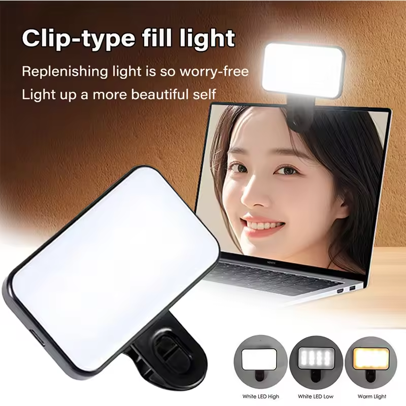Photography Lighting Spotlight - 2pcs Portable Mini Selfie Fill Light