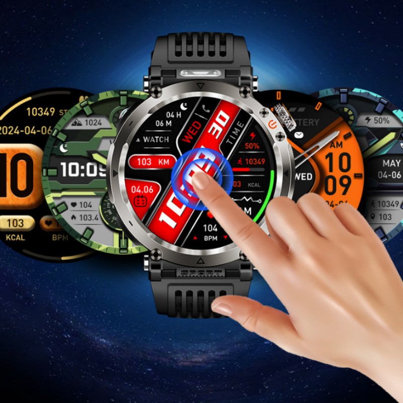Flashlight Smart Watch Men BT  - Photography Lighting Assistant avis et prix