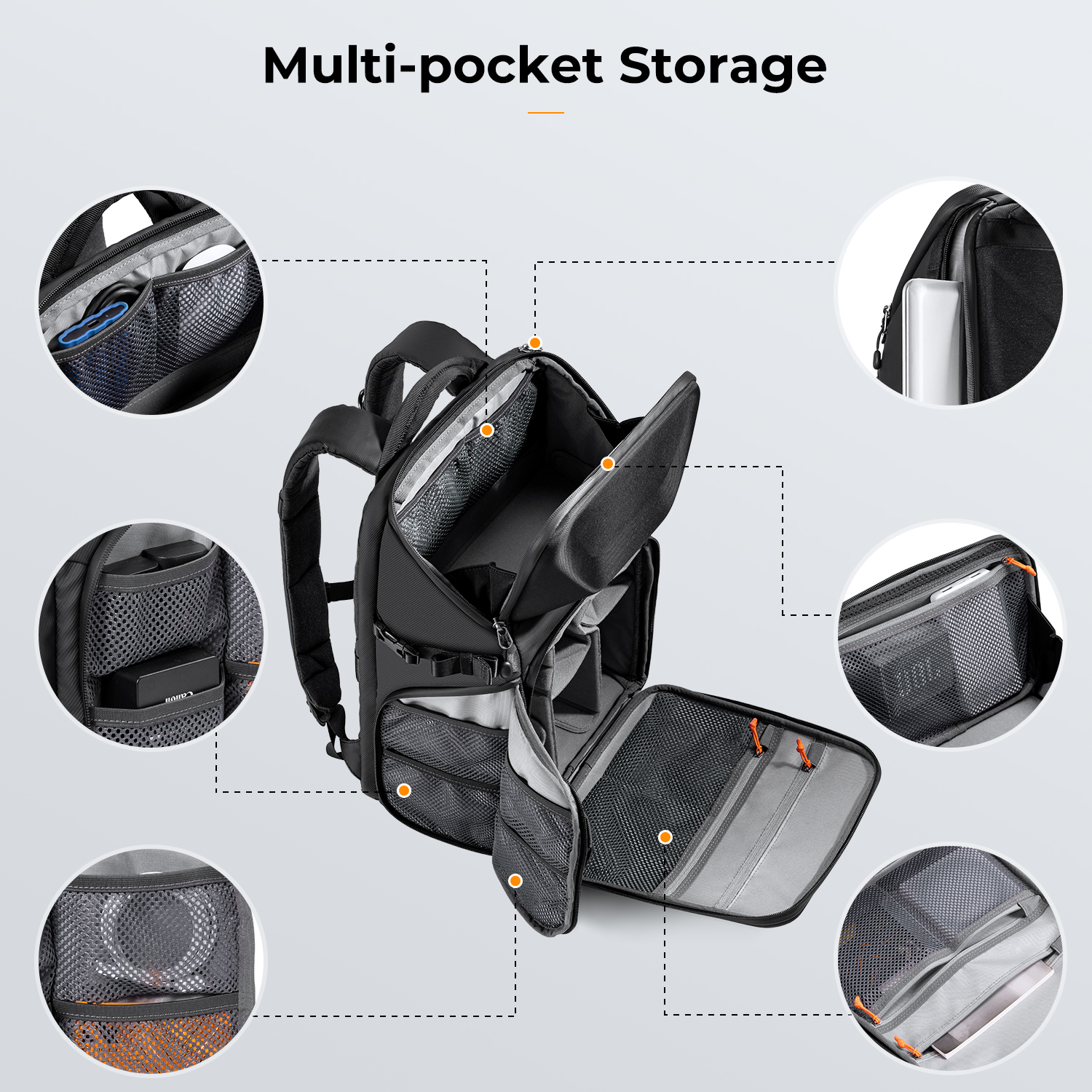 K&F CONCEPT 20L Camera Backpac - Photography Lighting Bag avis et prix