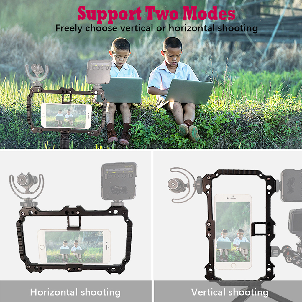 Universal Metal Phone Cage Rig - Photography Lighting Rig avis et prix
