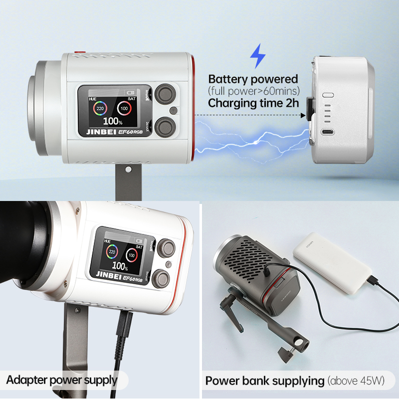 JINBEI EF-60RGB Portable Ultra - Good Lighting In Photography avis et prix