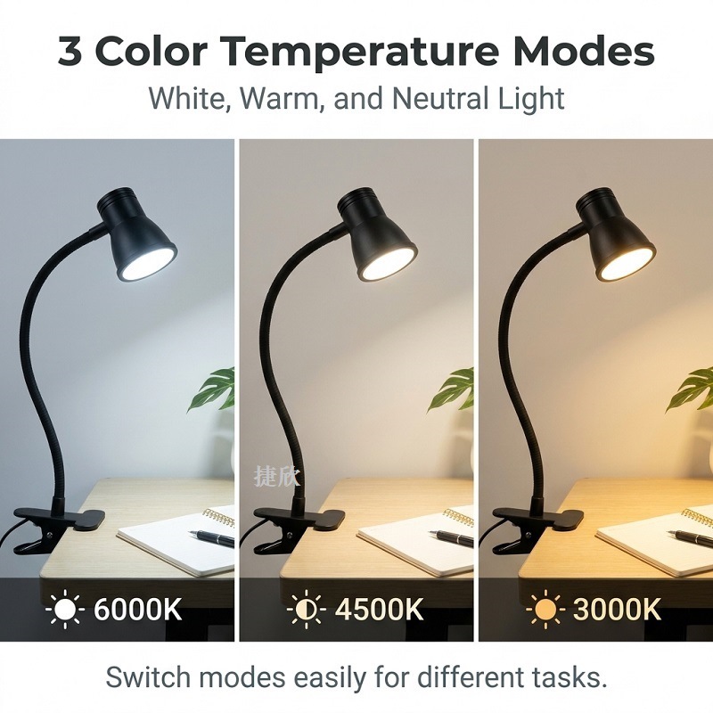 LED clip desk lamp eye protect - Photography Lighting Learning avis et prix