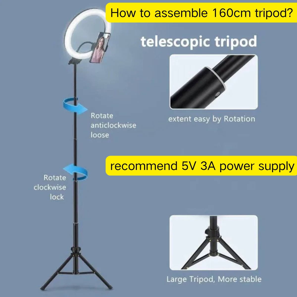 Youtube Shooting Vlog Selfie C - Photography Lighting Wand avis et prix