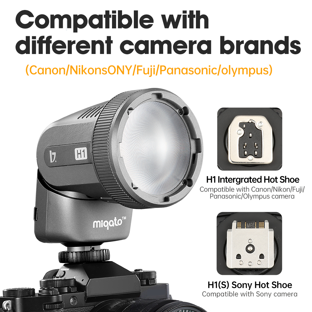 JINBEI H1 LED Camera Flash Out - Good Lighting In Photography avis et prix