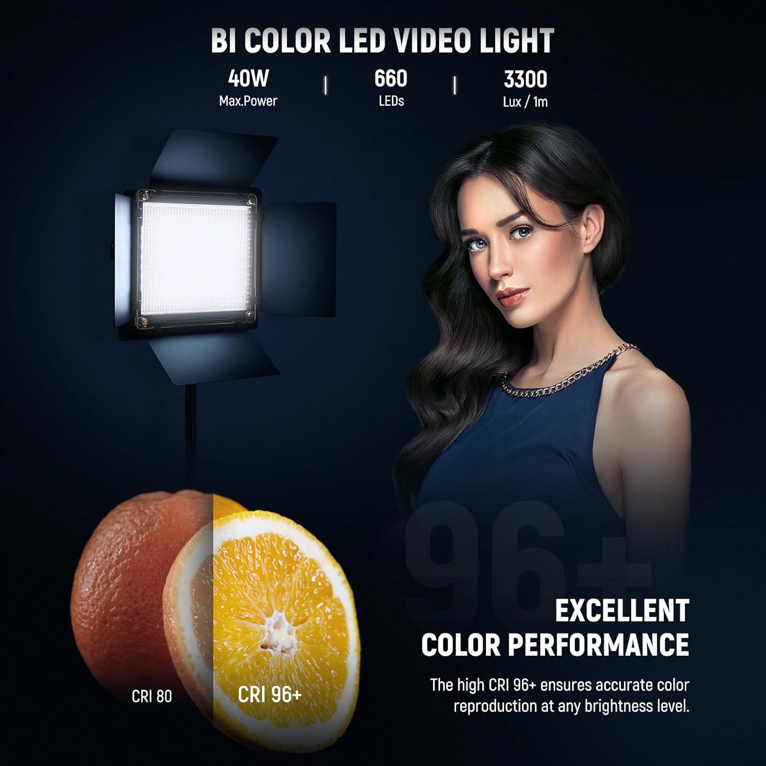 NEEWER Bi Color LED Studio Lig - Video Light Panel Led avis et prix