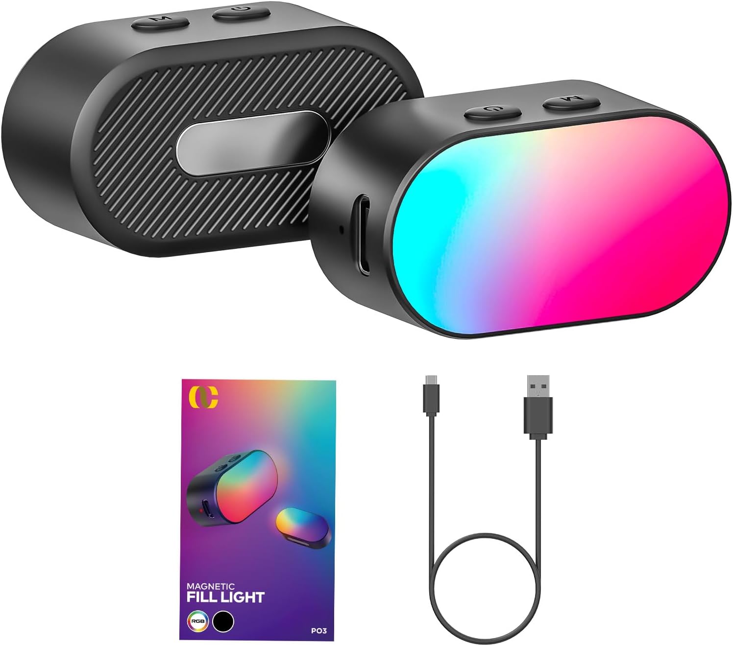 AOCHUAN Mini RGB Magnetic Fill - Photography Lighting Spotlight avis et prix