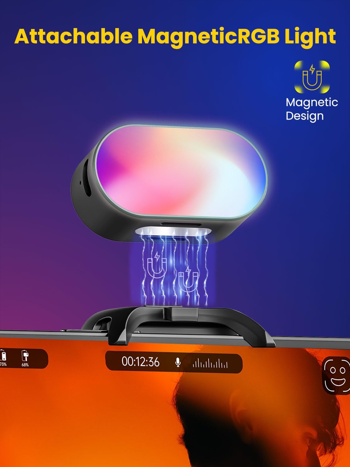 AOCHUAN Mini RGB Magnetic Fill - Photography Lighting Spotlight avis et prix
