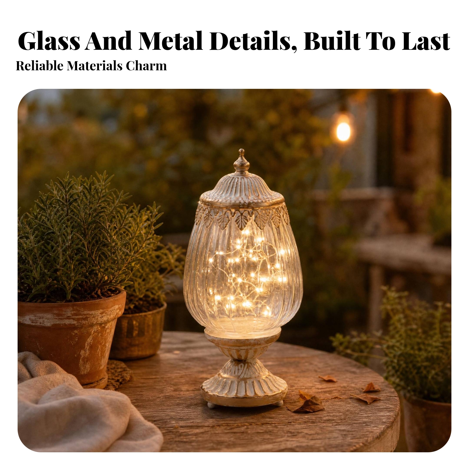 Vintage Ribbed Glass Lantern O - Photography Lighting Lamp avis et prix