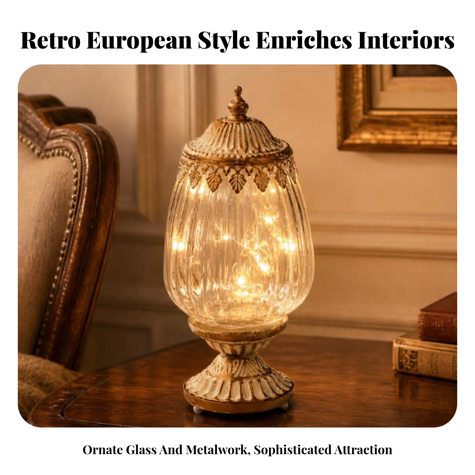 Vintage Ribbed Glass Lantern O - Photography Lighting Lamp avis et prix
