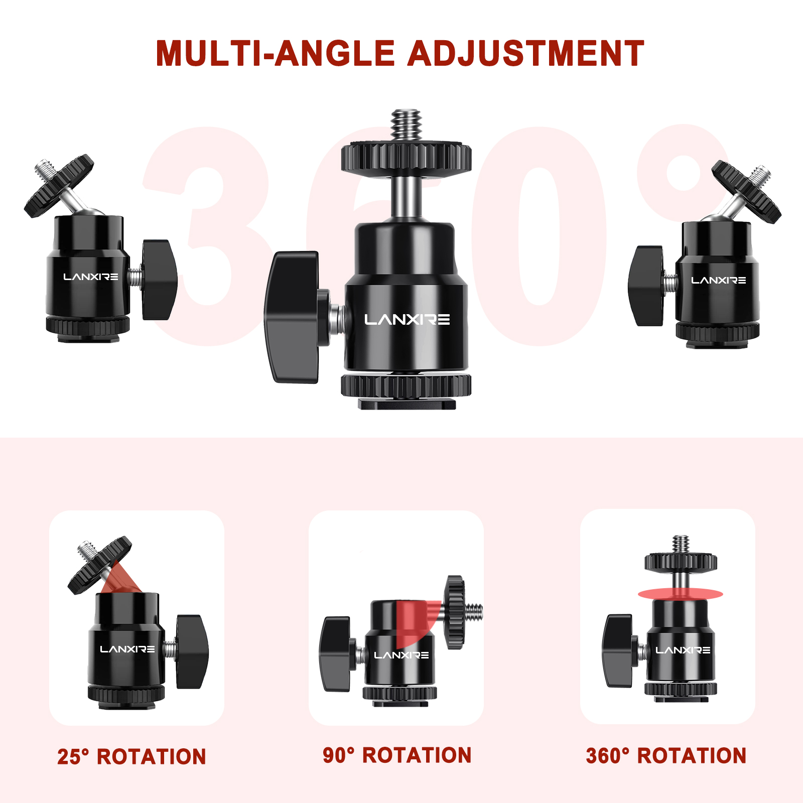 Lanxire Mini Ball Head Cold Sh - Photography Lighting Rig avis et prix