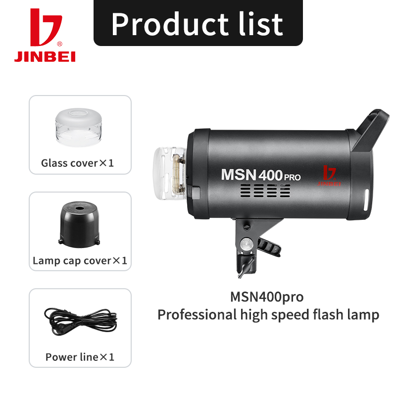 JINBEI MSN 400PRO 400WS GN66 1 - Good Lighting In Photography avis et prix