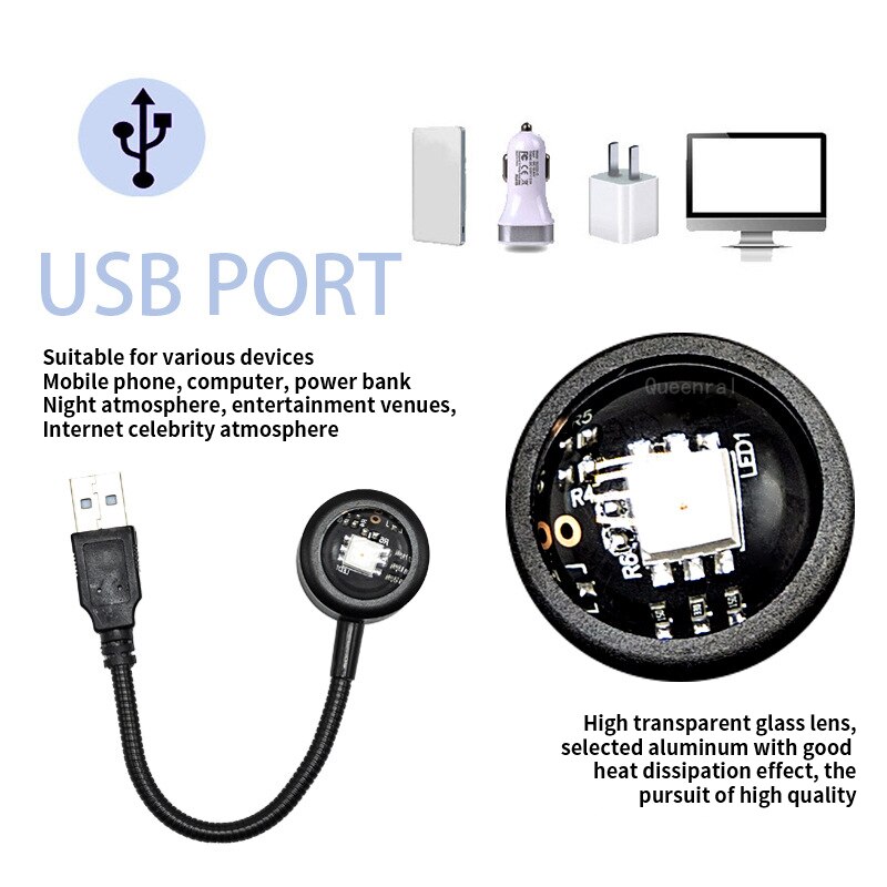 USB Charging LED Sunset Light  - Photography Lighting Lamp avis et prix
