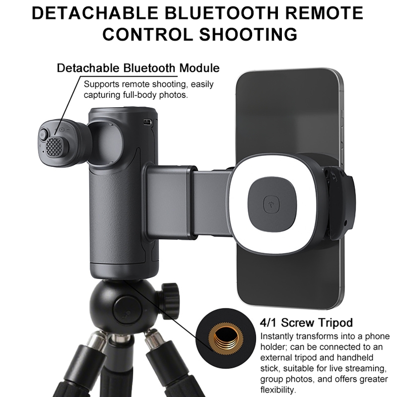 Bluetooth Selfie Handle with F - Photography Lighting Assistant avis et prix