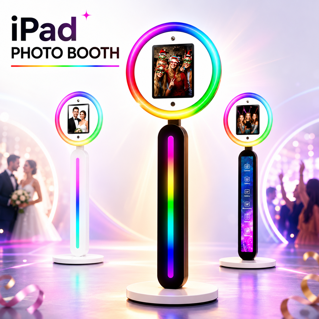 Portable iPad Photo Booth Stan - Photography Lighting Kit Rental avis et prix
