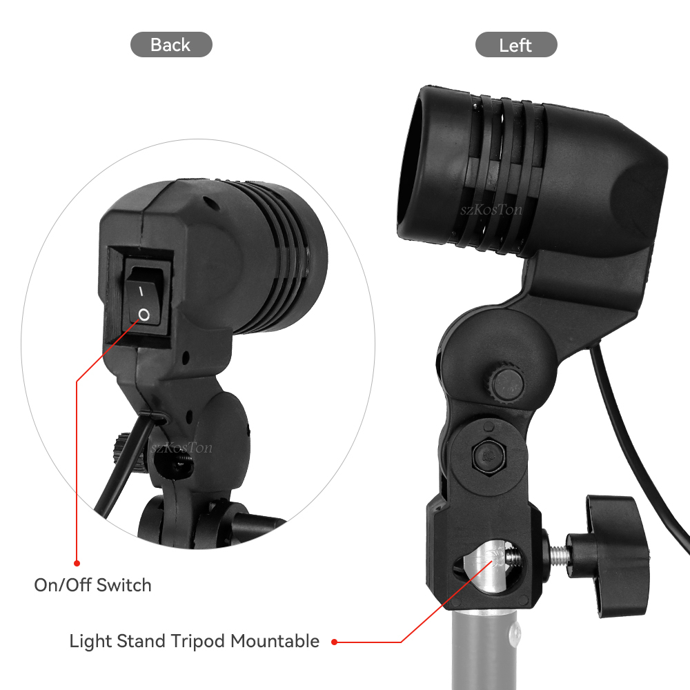 Single Head Bulb Holder E27 So - Photography Lighting With Umbrella avis et prix