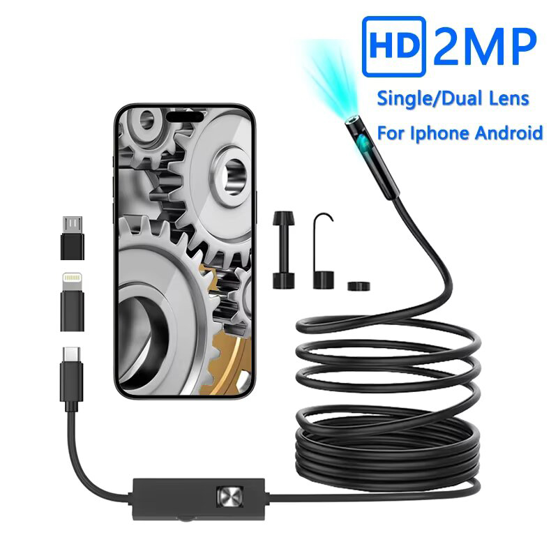 Single/Dual Lens Endoscope Cam - Photography Lighting Products avis et prix