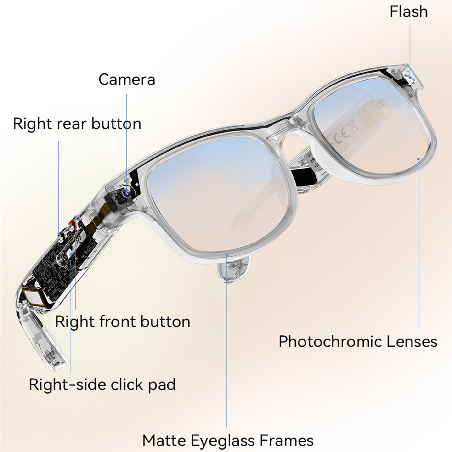 Smart Glasses AI Voice Photogr - Photography Lighting Assistant avis et prix