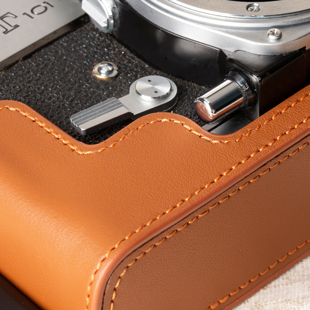 Genuine Leather Camera Half Ca - Photography Lighting Bag avis et prix