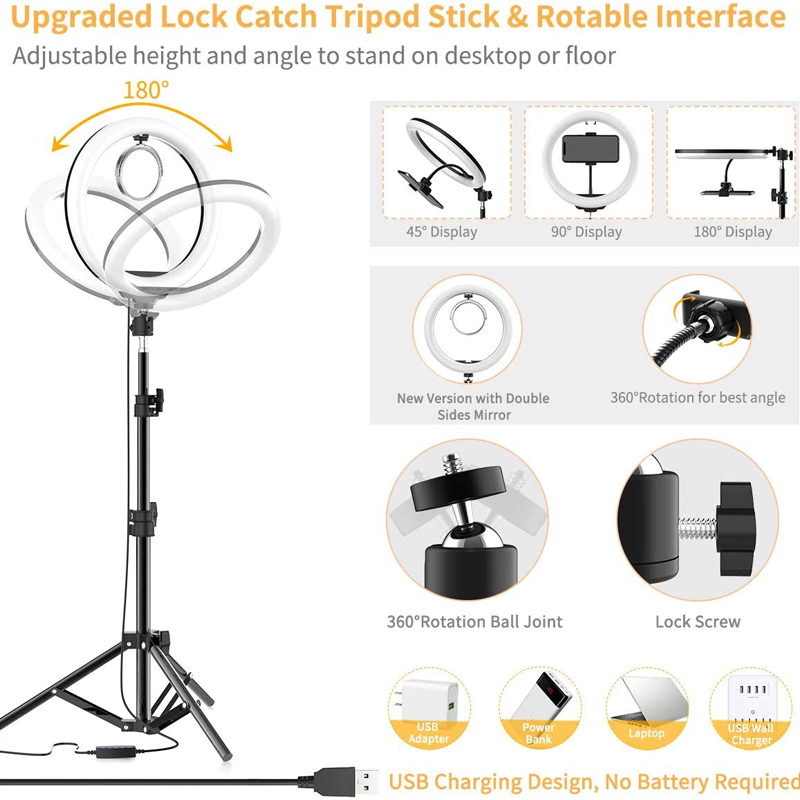 Video Light 16/26/33cm Selfie  - Photography Lighting Wand avis et prix