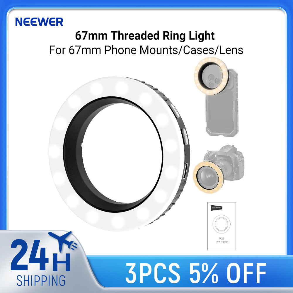 NEEWER Basics 67mm Threaded Ri - Photography Lighting Wand avis et prix