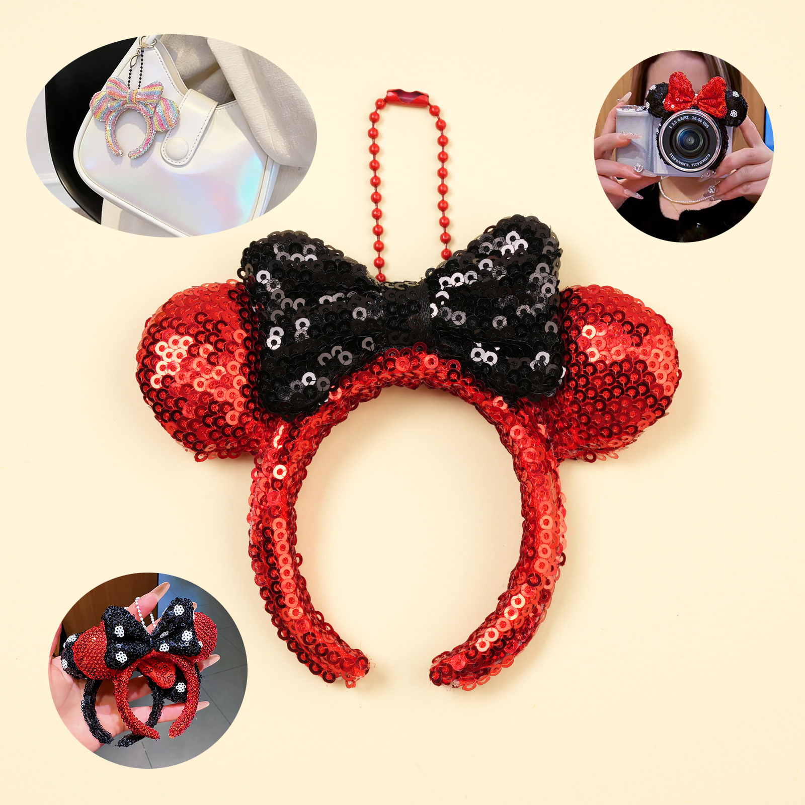 1/3pcs Cute Mickey Mouse Ear H - Photography Lighting Bag avis et prix