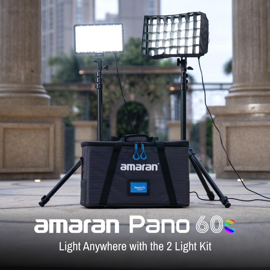 amaran Pano 60c 2-Light Kit Pa - Video Light Panel Led avis et prix