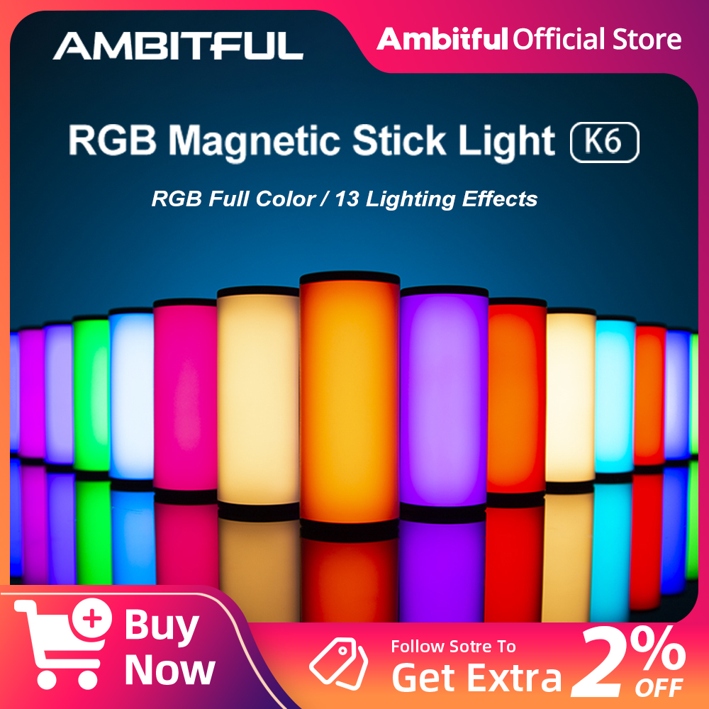 Ambitful K6 Mini RGB Photograp - Photography Lighting Wand avis et prix