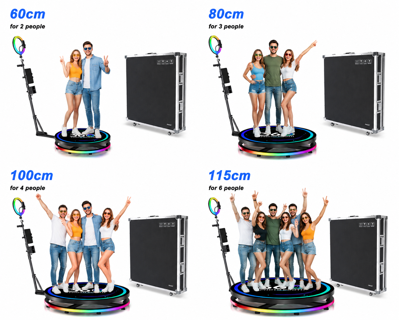 360 Photo Booth Machine with R - Photography Lighting Kit Rental avis et prix
