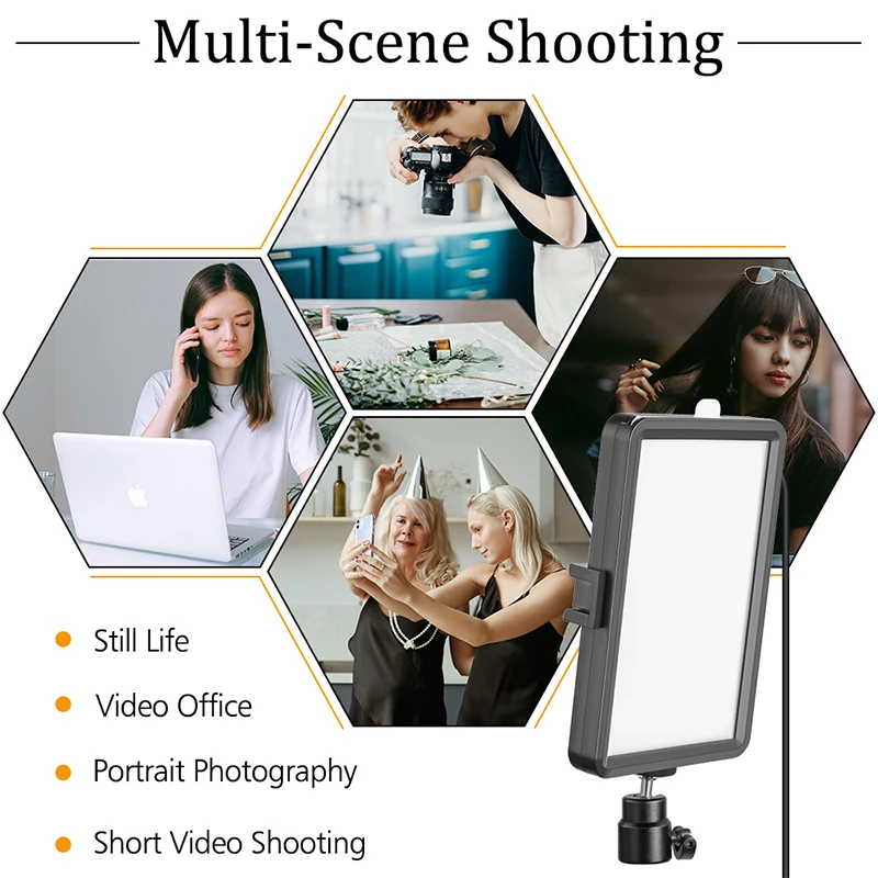 LED Video Light Dimmable Selfi - Video Light Panel Led avis et prix