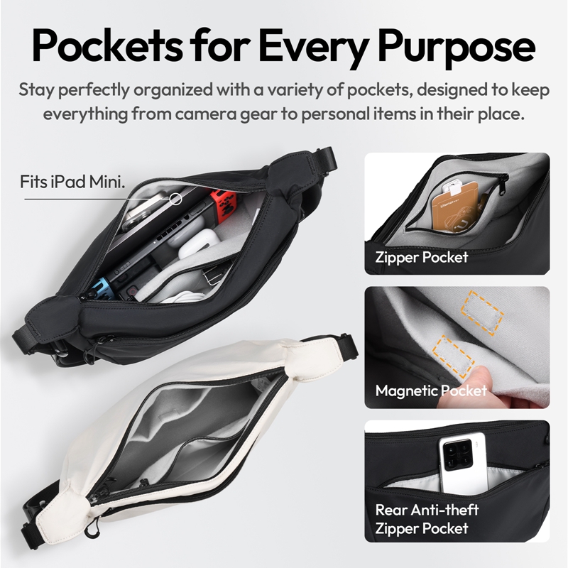 Ulanzi HMN1 Lunar Sling Bag Wh - Photography Lighting Bag avis et prix