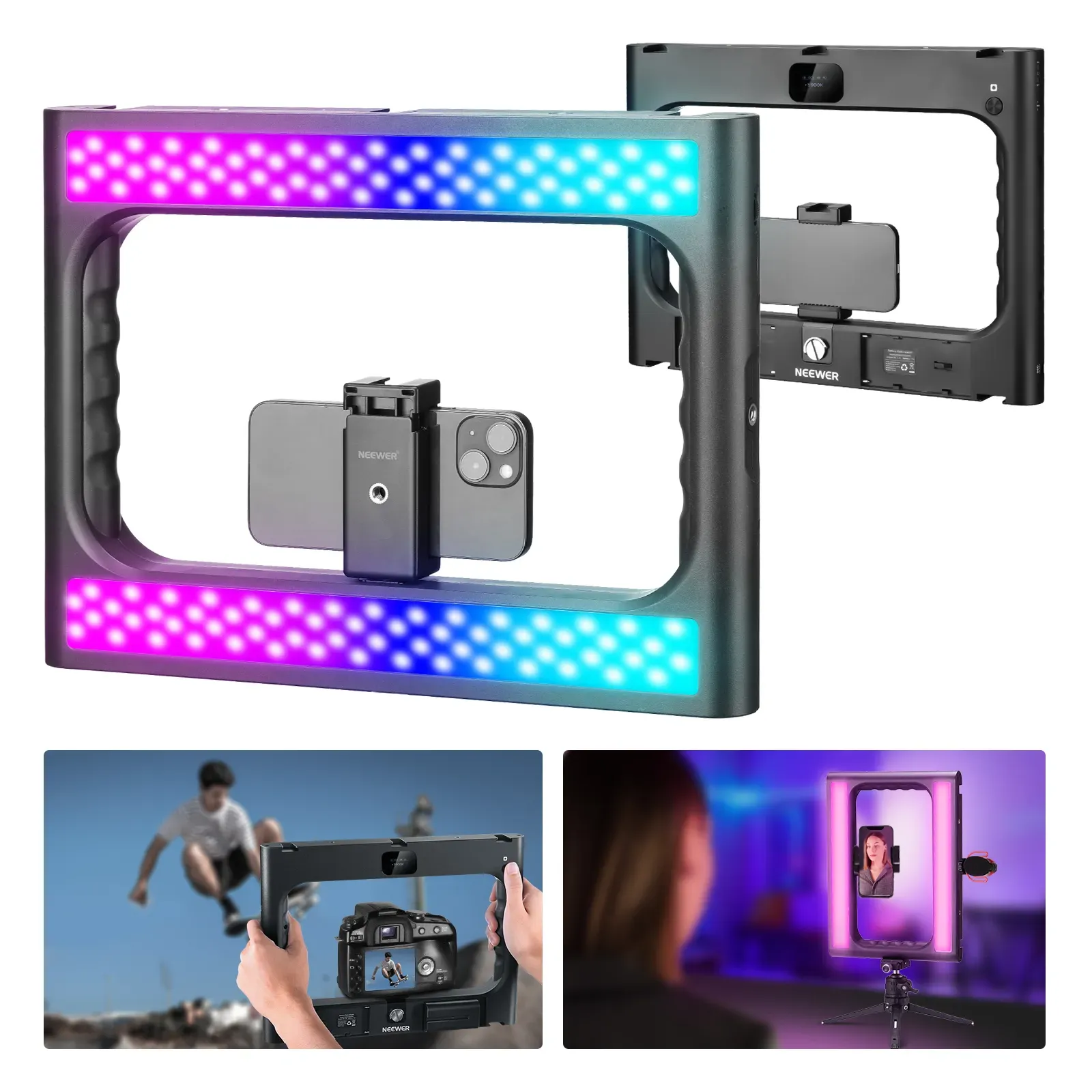 NEEWER RGB-A111 II Smartphone  - Photography Lighting Rig avis et prix