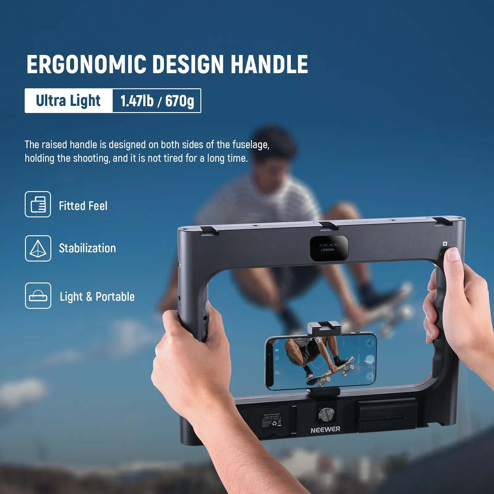NEEWER RGB-A111 II Smartphone  - Photography Lighting Rig avis et prix