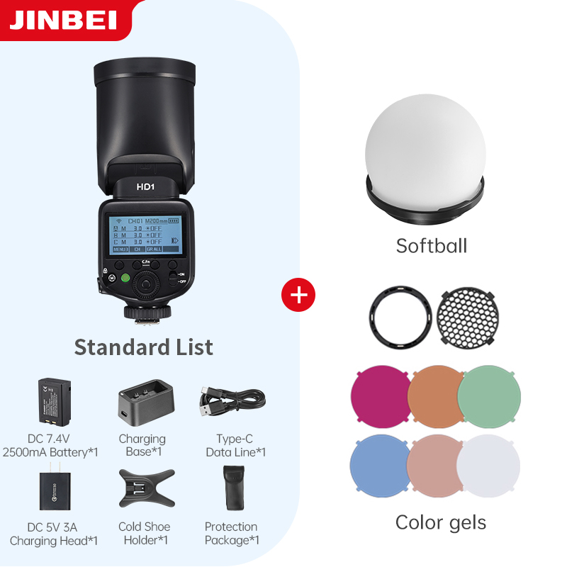 JINBEI HD-1 Camera Flash Light - Good Lighting In Photography avis et prix