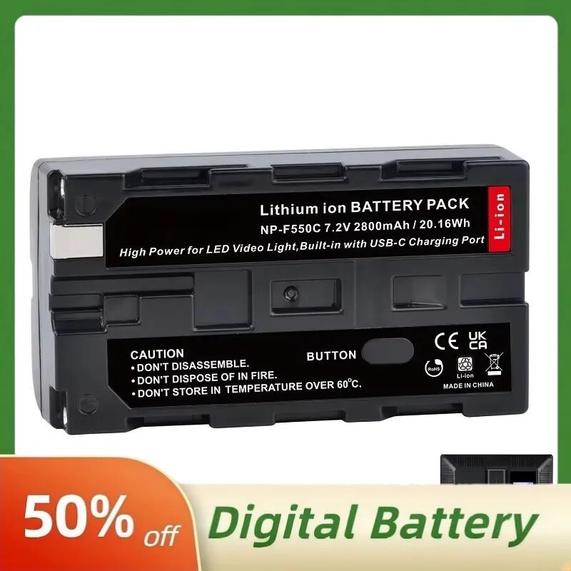 NP-F550C NP-F550 F570 Battery  - Video Light Panel Led avis et prix