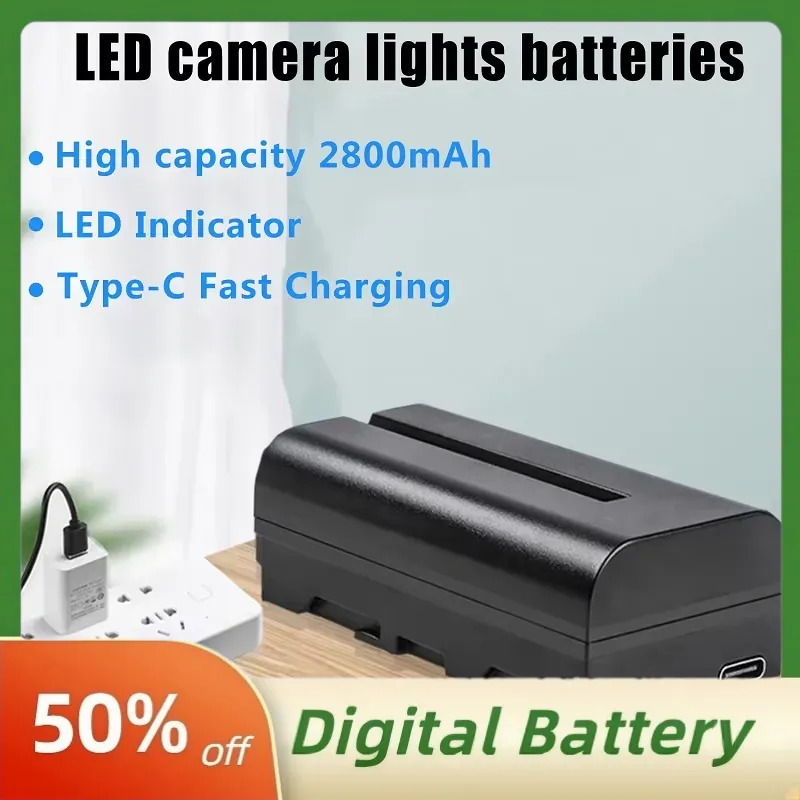 NP-F550C NP-F550 F570 Battery  - Video Light Panel Led avis et prix