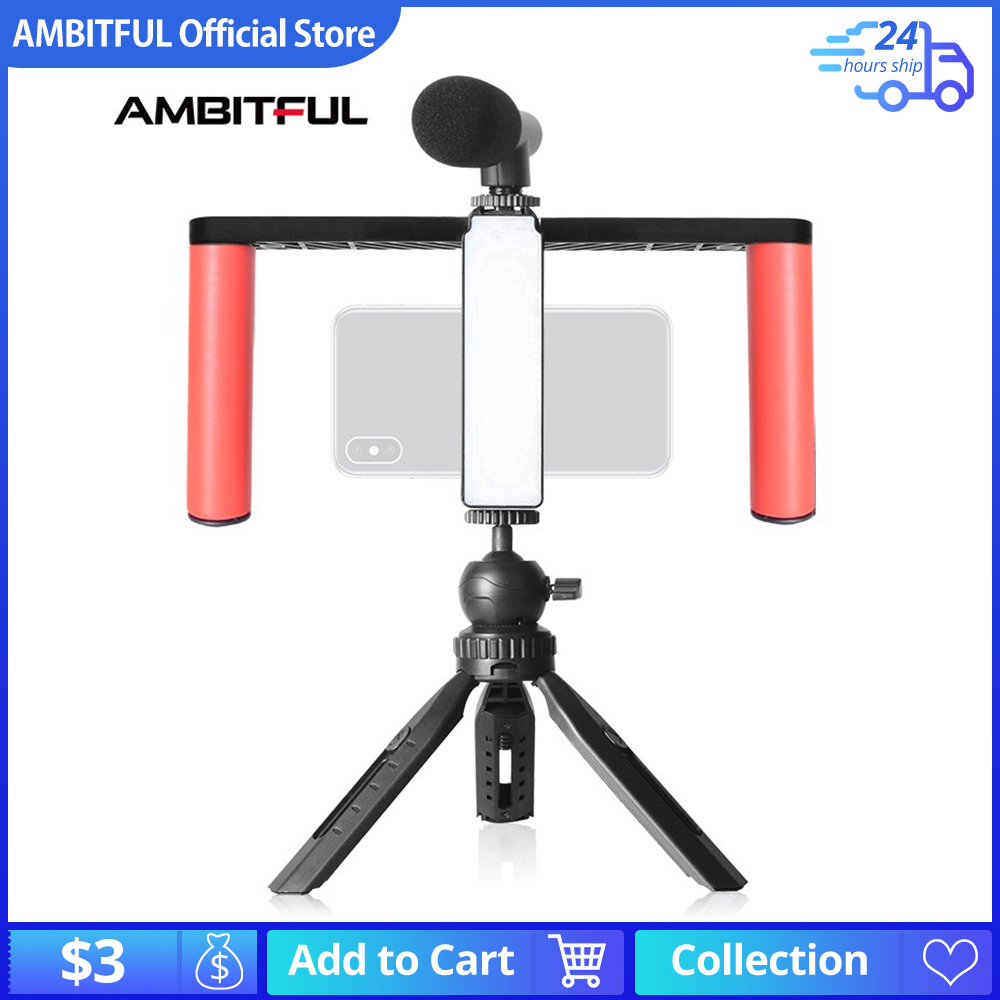 Smartphone Video Rig Hand Grip - Photography Lighting Rig avis et prix