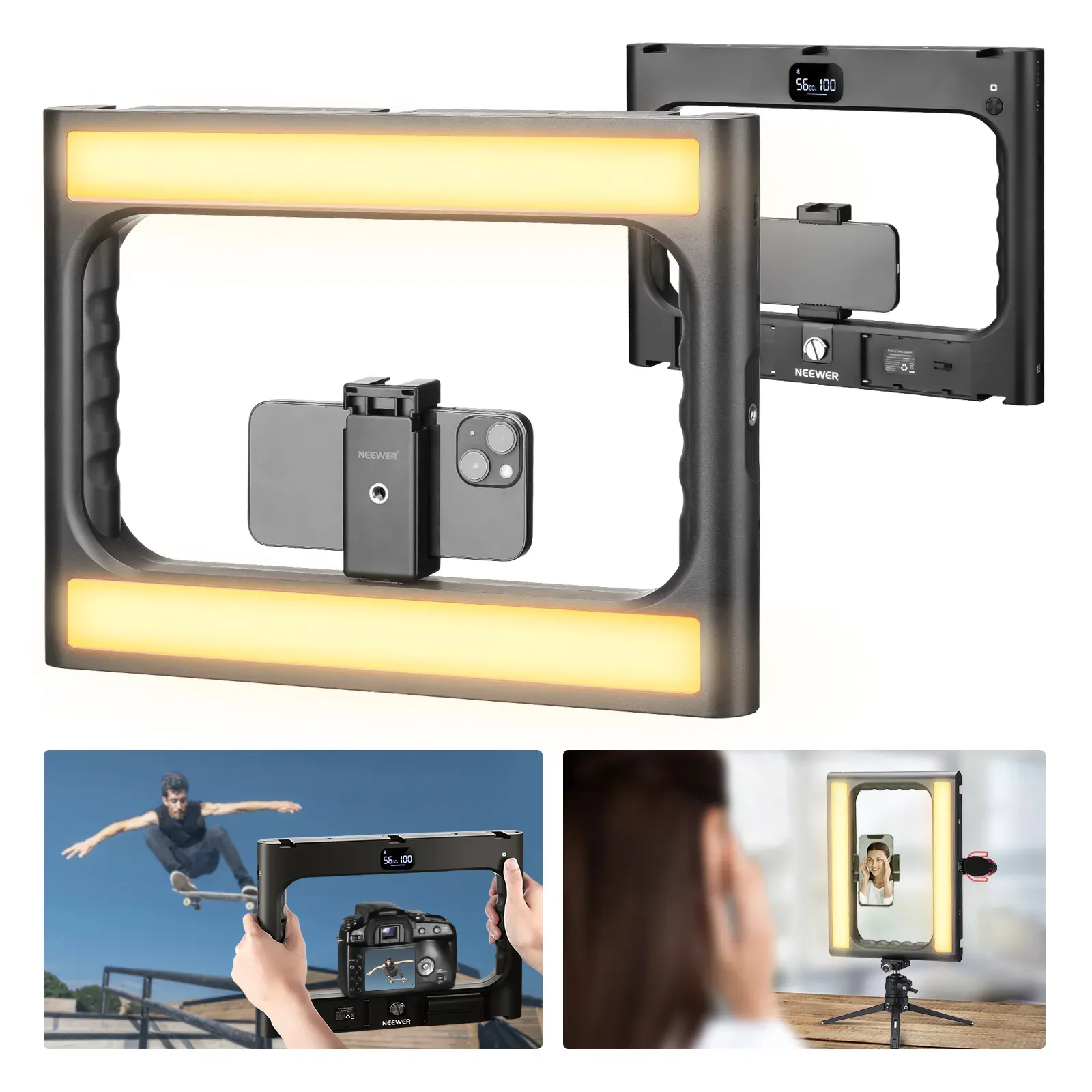 NEEWER A111 II Smartphone Vide - Photography Lighting Rig avis et prix