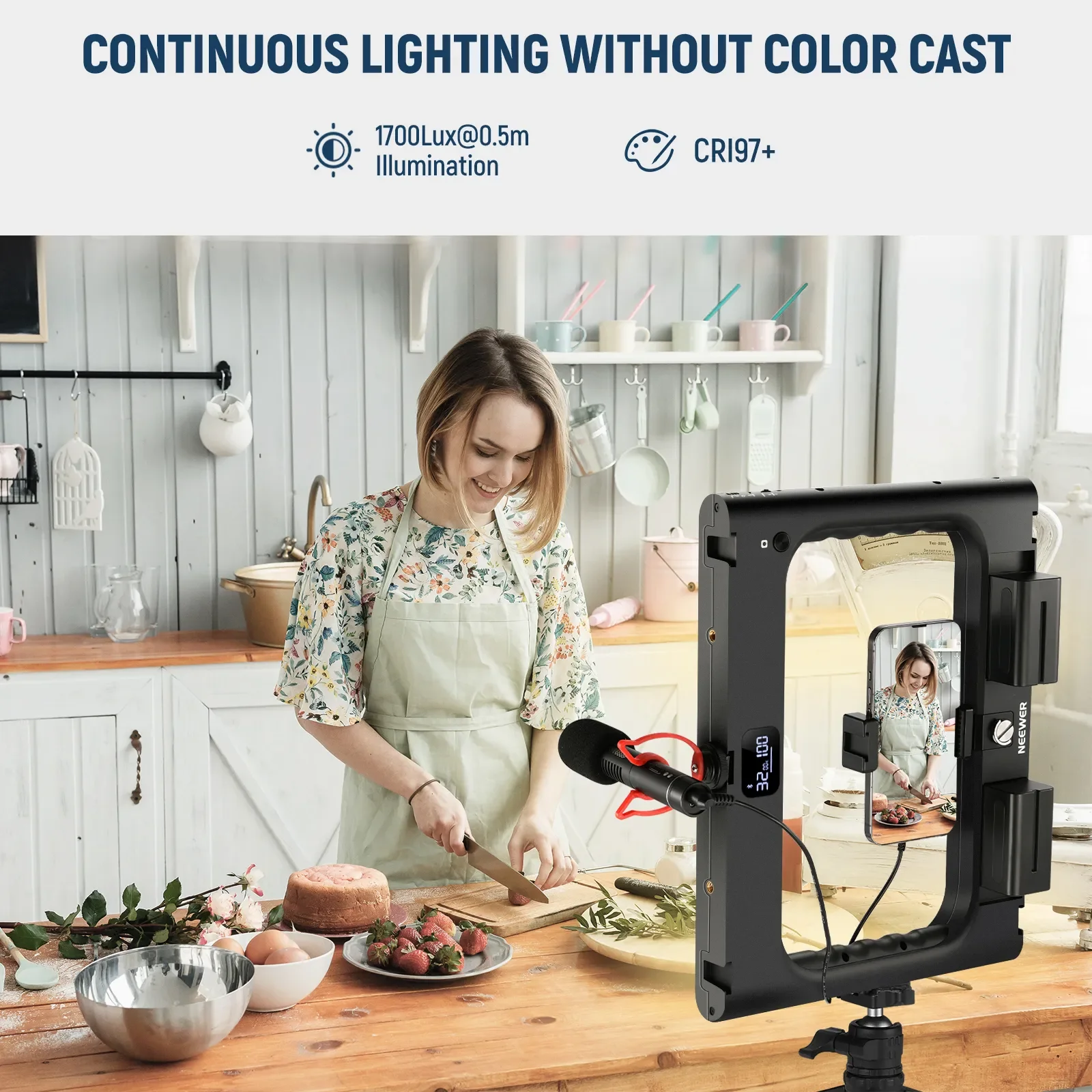 NEEWER A111 II Smartphone Vide - Photography Lighting Rig avis et prix